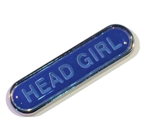 HEAD GIRL bar badge